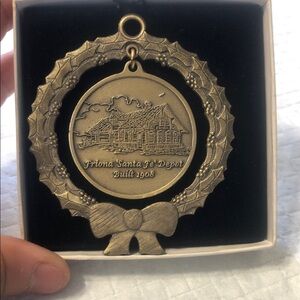 Gold Holiday Ornament